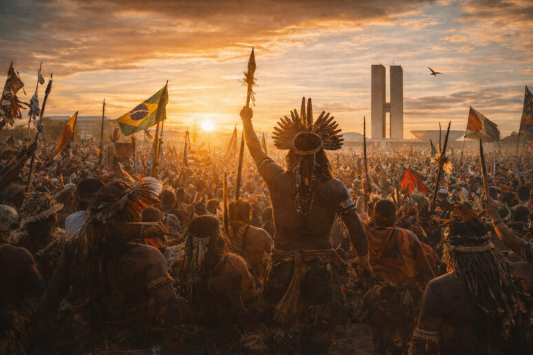 ATL 2026 ocupa Brasília e cobra demarcação, proteção territorial e respeito aos povos indígenas